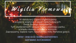 Organizacja imprezy świątecznych- FigaroPark Warszawa
